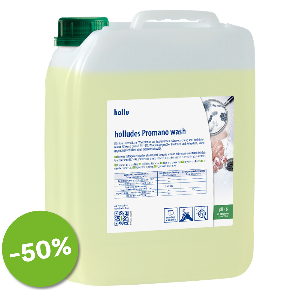holludes Promano wash Kanister