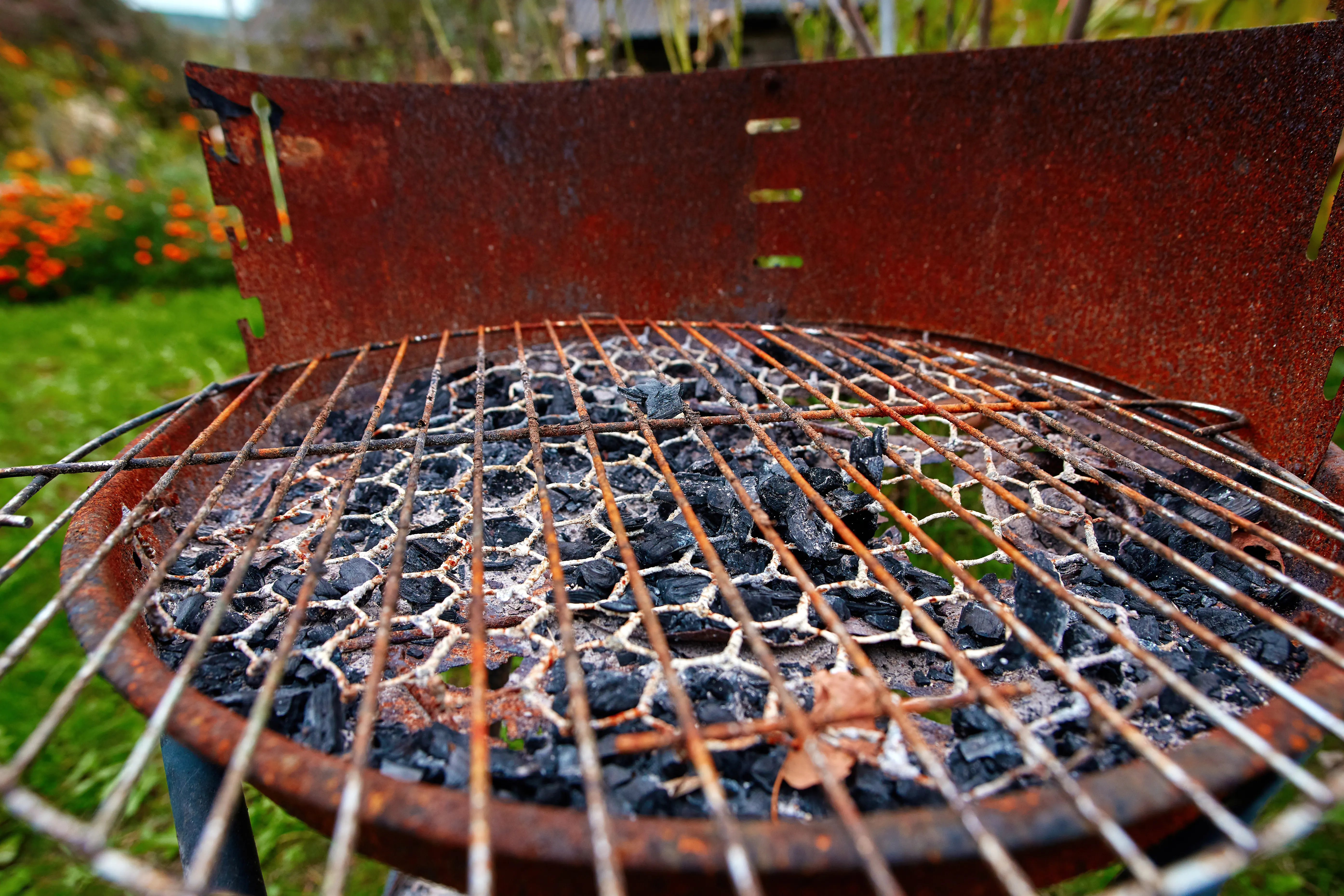 Grillrost rostig