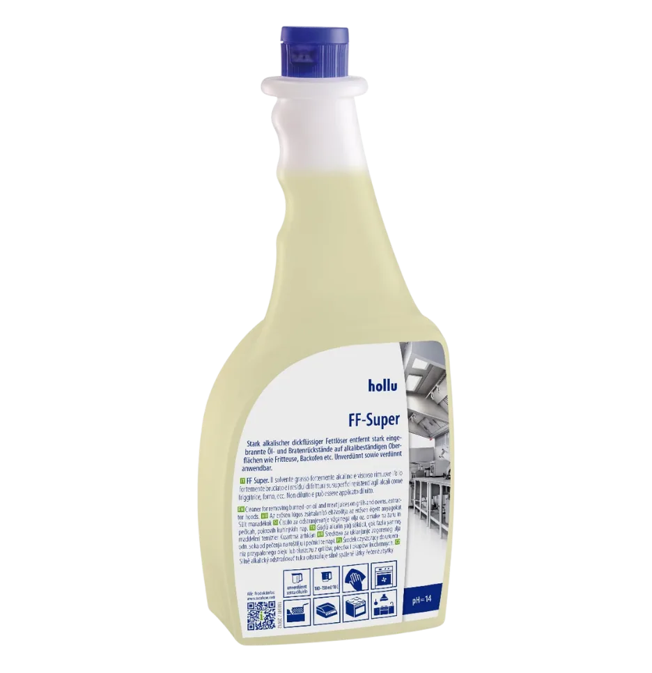 flasche mit gelblichem Inhalt und blauem Verschluss