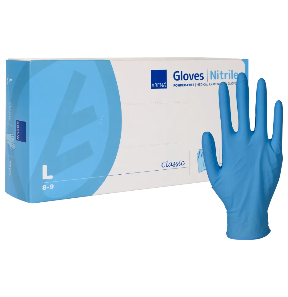 Nitril Handschuhe blau L